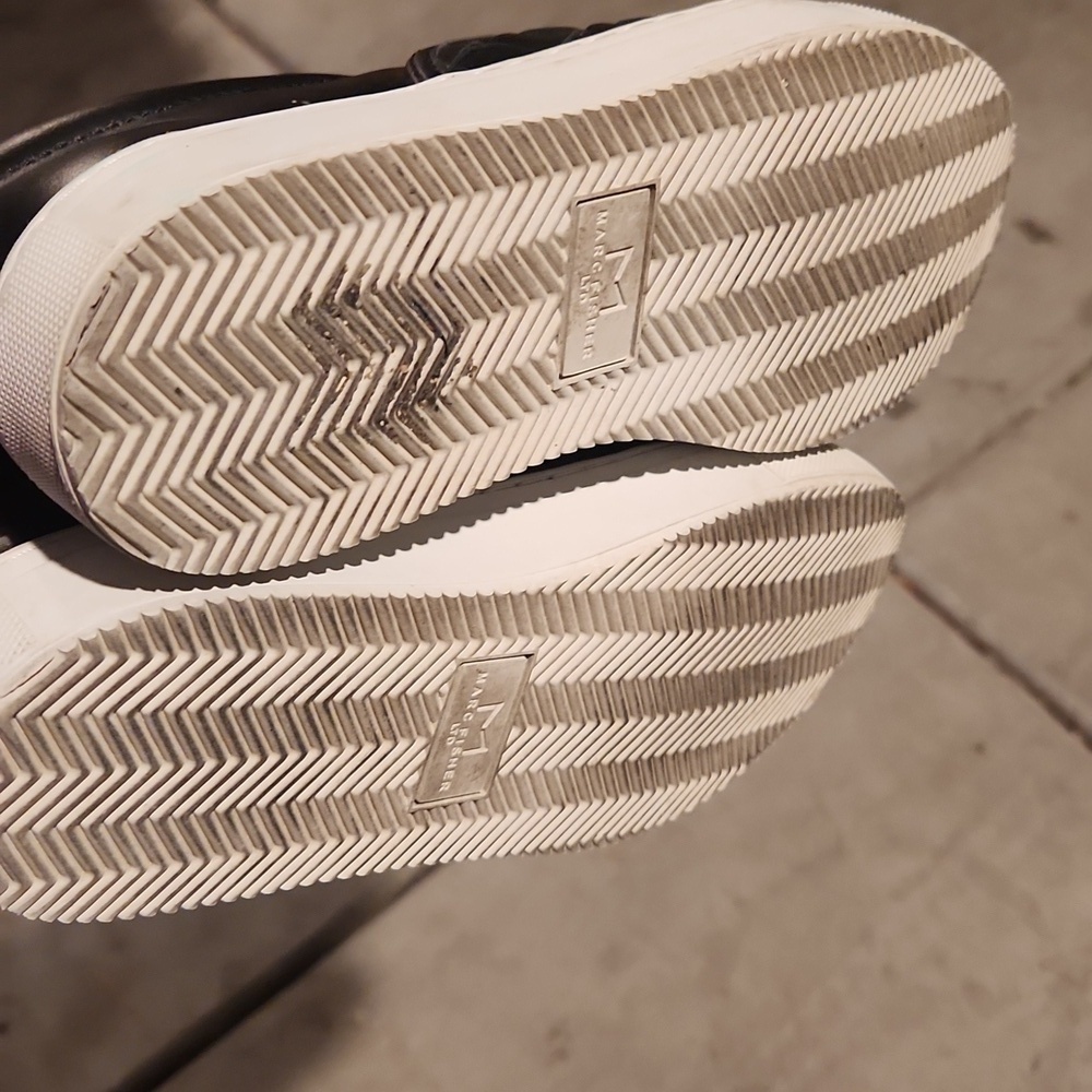Mark Fisher Black Woven Slip-On Sneakers - Picture 6 of 7